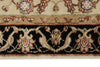 3x6 Ivory and Black Turkish Tribal Runner