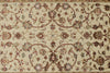 3x6 Ivory and Black Turkish Tribal Runner