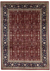 9x12 Burgundy and Black Turkish Anatolia Rug