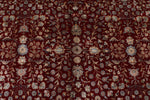 9x12 Burgundy and Black Turkish Anatolia Rug