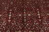 9x12 Burgundy and Black Turkish Anatolia Rug