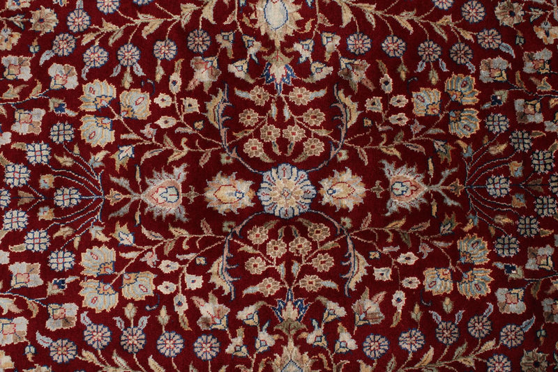 9x12 Burgundy and Black Turkish Anatolia Rug