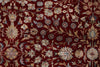 9x12 Burgundy and Black Turkish Anatolia Rug