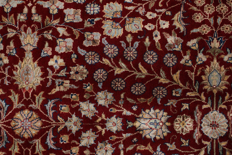 9x12 Burgundy and Black Turkish Anatolia Rug