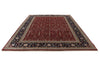 9x12 Burgundy and Black Turkish Anatolia Rug