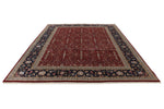 9x12 Burgundy and Black Turkish Anatolia Rug