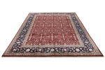 9x12 Burgundy and Black Turkish Anatolia Rug