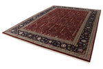 9x12 Burgundy and Black Turkish Anatolia Rug