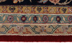 9x12 Burgundy and Black Turkish Anatolia Rug