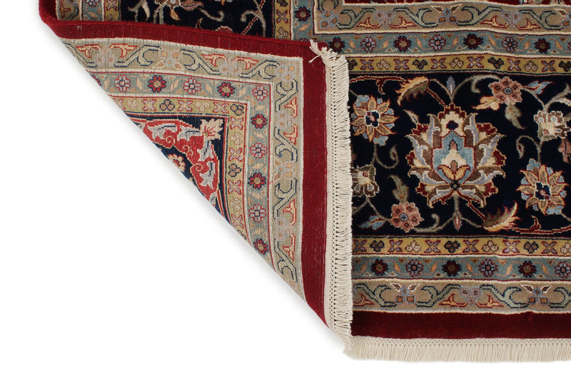 9x12 Burgundy and Black Turkish Anatolia Rug