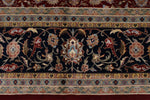9x12 Burgundy and Black Turkish Anatolia Rug