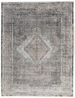 10x13 Gray and Black Turkish Antep Rug