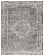 10x13 Gray and Black Turkish Antep Rug