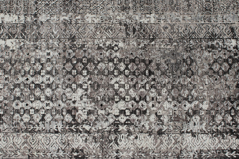 10x13 Gray and Black Turkish Antep Rug