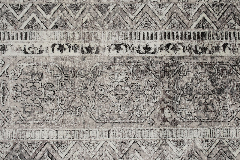 10x13 Gray and Black Turkish Antep Rug