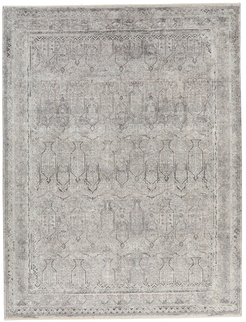 10x13 Gray and Black Turkish Antep Rug