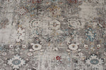 10x13 Gray and Multicolor Turkish Antep Rug