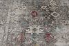 10x13 Gray and Multicolor Turkish Antep Rug