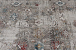 10x13 Beige and Multicolor Turkish Antep Rug