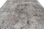 10x13 Beige and Multicolor Turkish Antep Rug