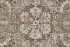 9x13 Beige and Light Brown Turkish Antep Rug