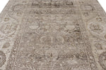 9x13 Beige and Light Brown Turkish Antep Rug