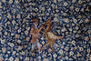 10x13 Blue and Multicolor Turkish Antep Rug