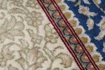 10x13 Blue and Multicolor Turkish Antep Rug