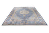 10x13 Blue and Multicolor Turkish Antep Rug