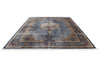 10x13 Blue and Multicolor Turkish Antep Rug