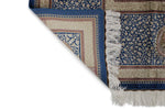 10x13 Blue and Multicolor Turkish Antep Rug