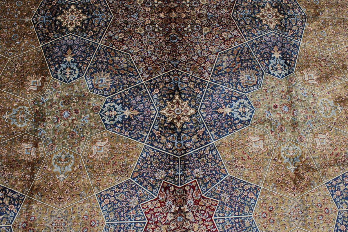 10x13 Multicolor Turkish Antep Rug