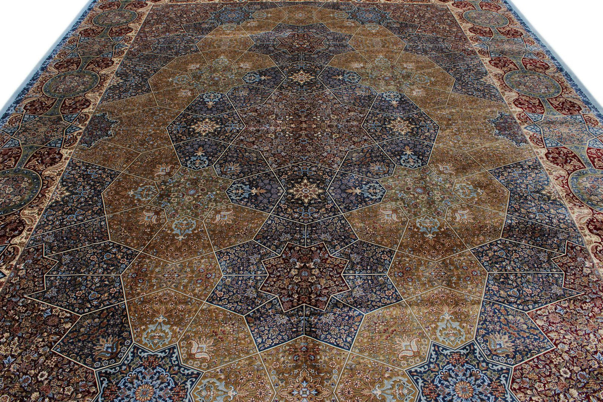 10x13 Multicolor Turkish Antep Rug