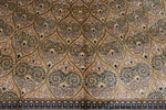 10x13 Gold and Navy Turkish Antep Rug