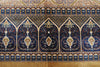 10x13 Gold and Navy Turkish Antep Rug