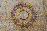 10x13 Gold and Navy Turkish Antep Rug