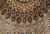 10x13 Gold and Navy Turkish Antep Rug