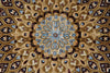 10x13 Gold and Navy Turkish Antep Rug