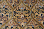 10x13 Gold and Navy Turkish Antep Rug