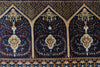 10x13 Gold and Navy Turkish Antep Rug