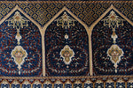 10x13 Gold and Navy Turkish Antep Rug