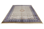 10x13 Gold and Navy Turkish Antep Rug