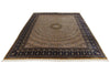 10x13 Gold and Navy Turkish Antep Rug