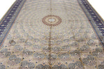 10x13 Gold and Navy Turkish Antep Rug