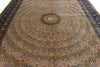 10x13 Gold and Navy Turkish Antep Rug