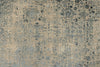 3x13 Blue and Off White Turkish Antep Runner