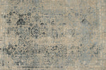 3x13 Blue and Off White Turkish Antep Runner