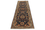 3x10 Navy and Gray Anatolian Traditional Runner
