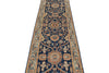 3x10 Navy and Gray Anatolian Traditional Runner