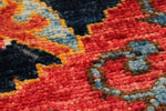 3x10 Red and Multicolor Anatolian Traditional Runner